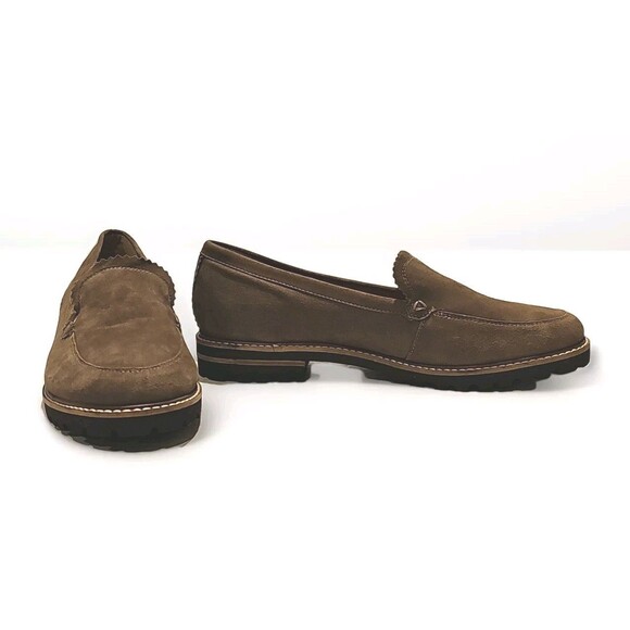 Trotters Fayth Stone Suede Loafers Shoes Womens 10.5N T2359-258 - Picture 6 of 9